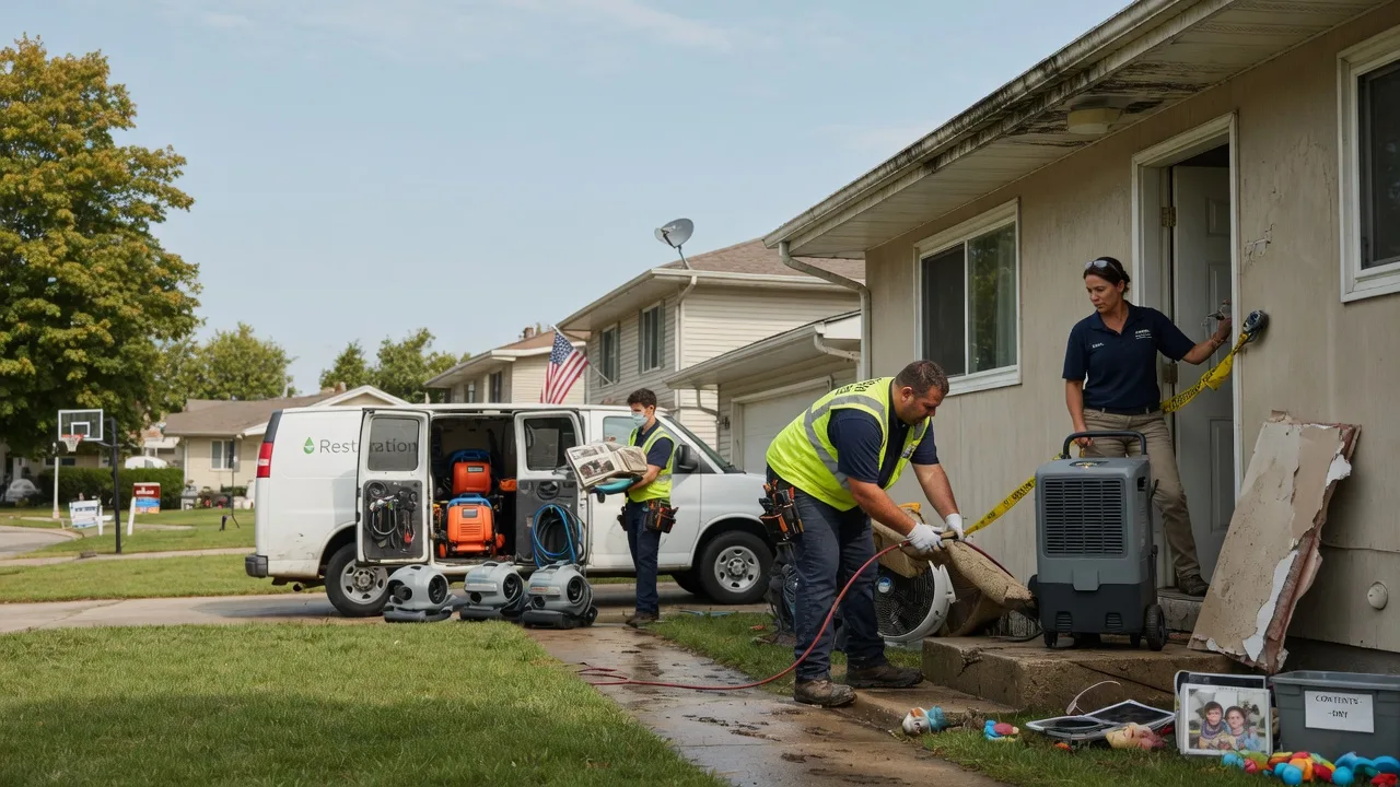 Water Damage Restoration in Roundhead, OH near me